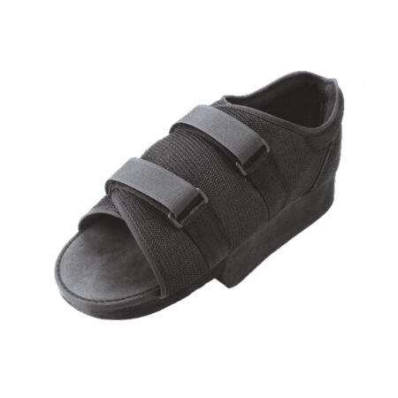 ZAPATO EN TALO POSTQUIRURGICO COLOR NEGRO